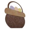 Easter Basket with Egg SVG - Image 2