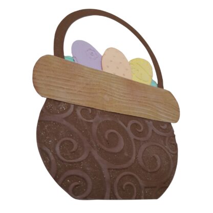 Easter Basket with Egg SVG - Image 2