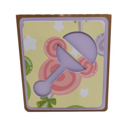 Welcome Baby Pop and Twist Card SVG - Image 3