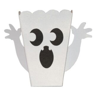 Ghost Popcorn Box SVG