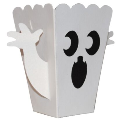 Ghost Popcorn Box SVG - Image 2