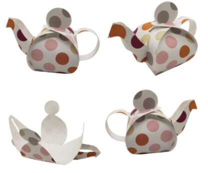 3D - Tea Pot Favor Box