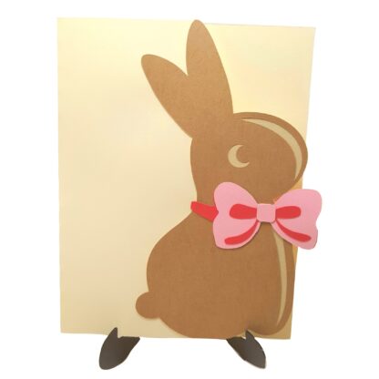 Chocolate Easter Bunny Card