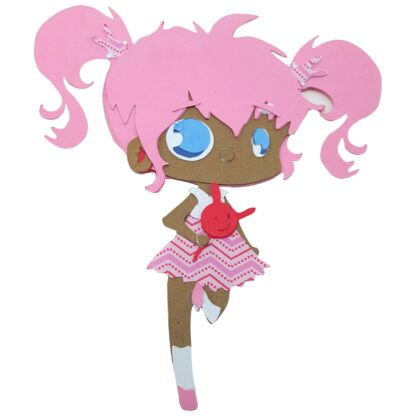 Peppermint Bunny Paper Doll SVG - Image 5