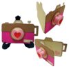 Camera with 3D Heart Lens SVG