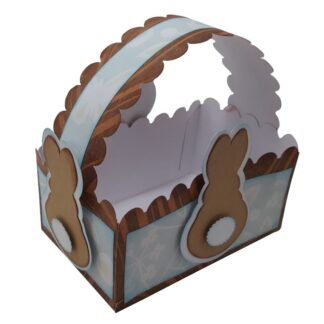 Chocolate Bunny Easter Basket SVG