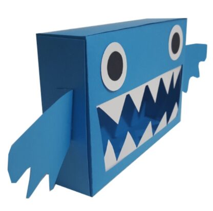 Shark Valentine Box SVG - Image 2