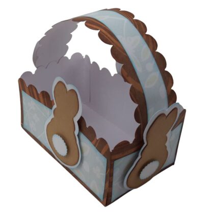 Chocolate Bunny Easter Basket SVG - Image 2