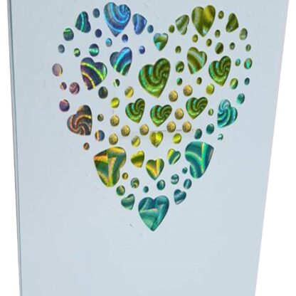 A2 Panels of Heart with Card SVG - Image 5