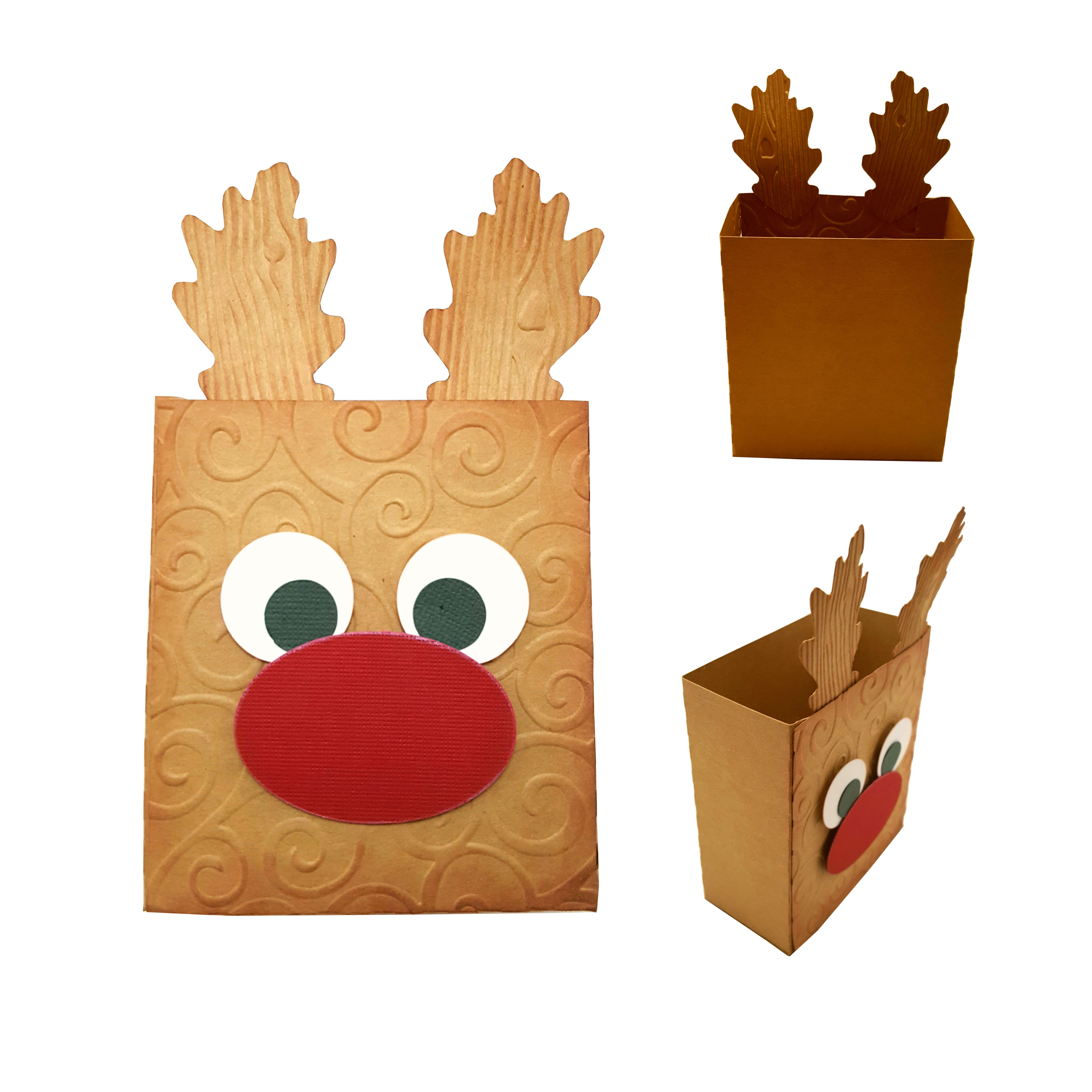 Reindeer Gift Box SVG – Unique Designs by Monica – Store