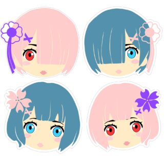 Ram & Rem Re Zero Bundle SVG