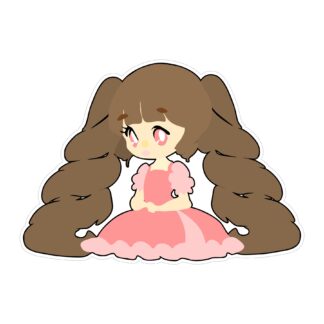 Sitting Princess SVG