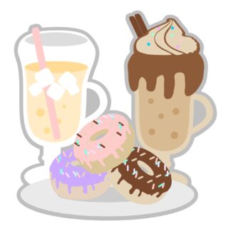 Sweet Treats On A Plate SVG