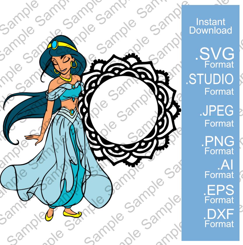 Free Free 263 Cricut Princess Jasmine Svg Free SVG PNG EPS DXF File