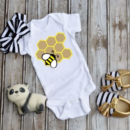 Bee & Honey Comb SVG - Image 2
