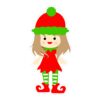 Little Elf Girl SVG