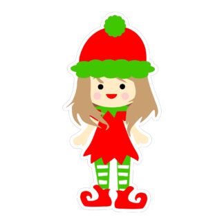 Little Elf Girl SVG