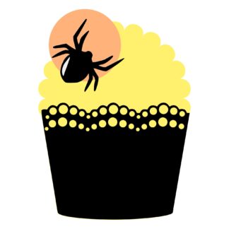 Halloween Spider Cupcake SVG