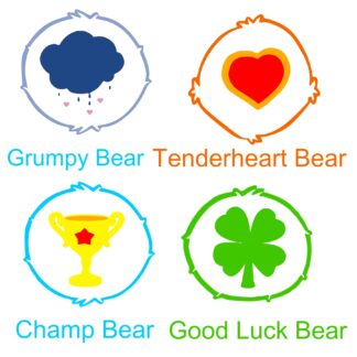 Care Bear Tummies SVG Bundle