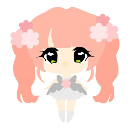 Flower Girl Doll SVG