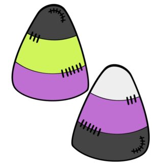 Frankenstein Candy Corn SVG
