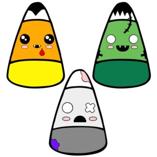 Halloween Candy Corn SVG