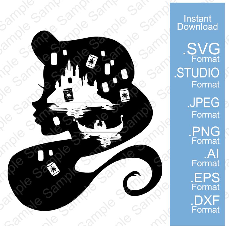 Download Midnight Tangled Svg Unique Designs By Monica Store