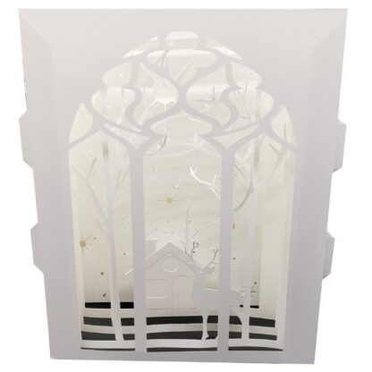 3D Church House Window Shadow Box SVG - Image 2