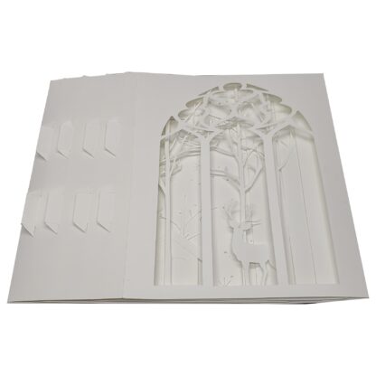 3D Church House Window Shadow Box SVG - Image 4