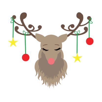 Ornament Reindeer SVG