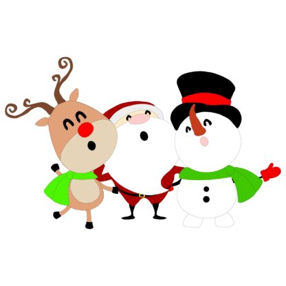 Singing Christmas SVG