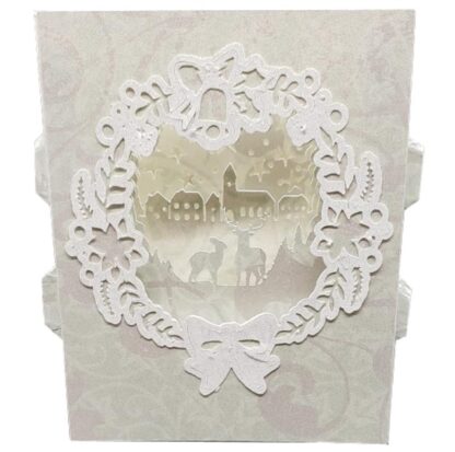 Wreath - Shadow Box & Card SVG - Image 4