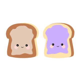 Kawaii PB&J SVG