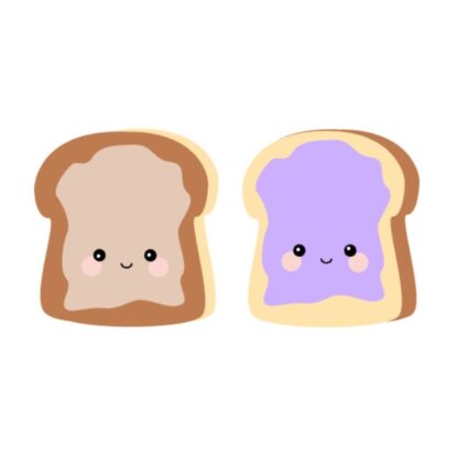 Kawaii PB&J SVG