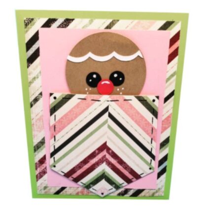 Gingerbread Cookies Pocket Card SVG - Image 2
