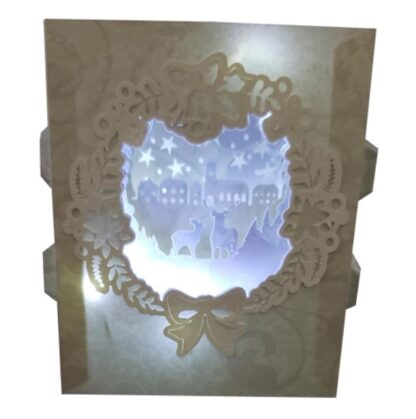 Wreath - Shadow Box & Card SVG