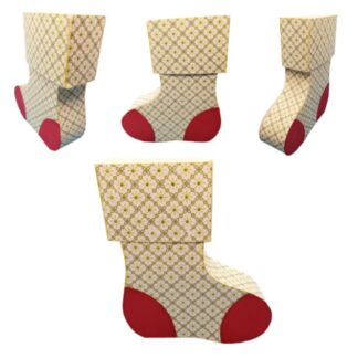 3D Christmas Socks SVG