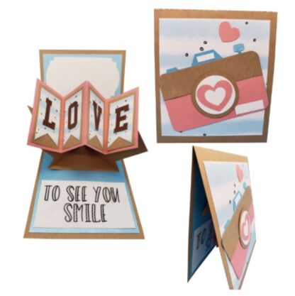 Pop & Twist Card -  Love To See You Smile SVG