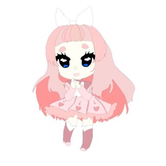 Paper Doll - Strawberry Lolita SVG