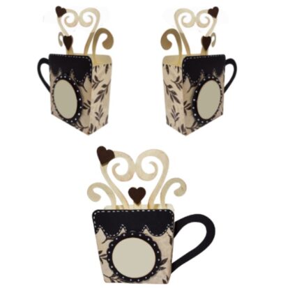 Coffee or Tea Mug Pop Up Card SVG