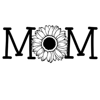 Mom Sunflower SVG