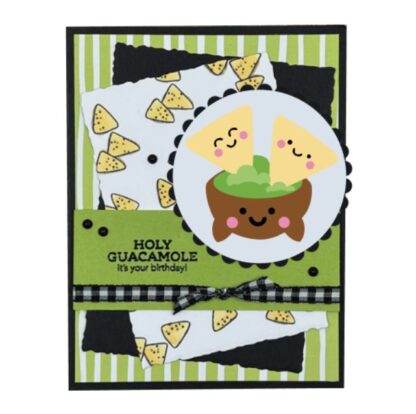 Kawaii  - Guacamole Dip & Chips SVG - Image 2