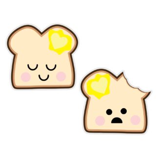 Kawaii - Toast SVG