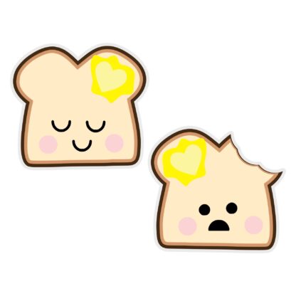 Kawaii - Toast SVG