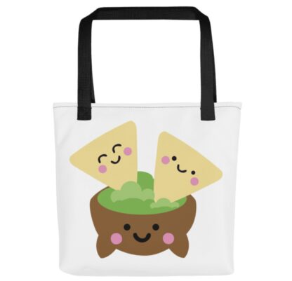 Kawaii  - Guacamole Dip & Chips SVG - Image 3