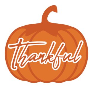 Thankful Pumpkin SVG