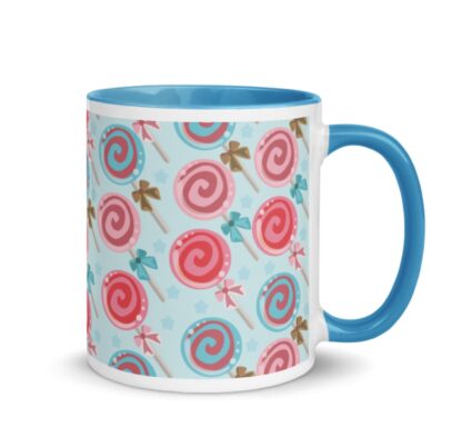 Baby Blue Lollipops Digital Pattern Paper - Image 3
