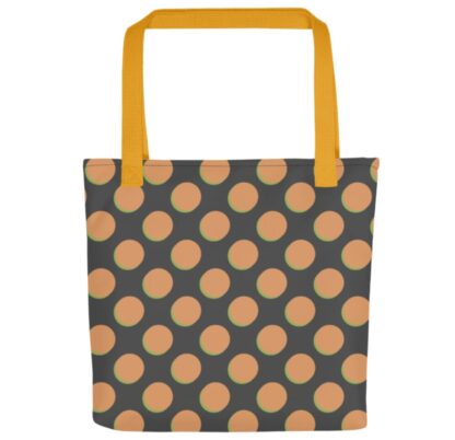 Halloween Black & Orange Dots Digital Pattern - Image 3