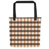 Halloween Black & Orange Plaid Digital Pattern - Image 3