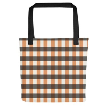 Halloween Black & Orange Plaid Digital Pattern - Image 3